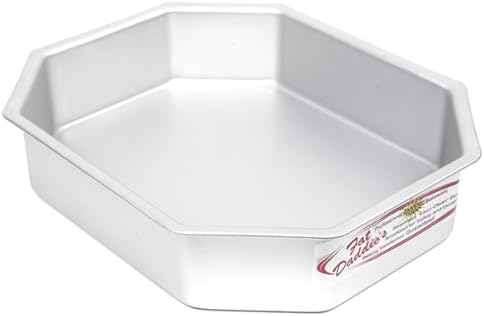 17"x15"x7-1/2"x3" CORNER CUT CAKE PAN, SOLID BTM