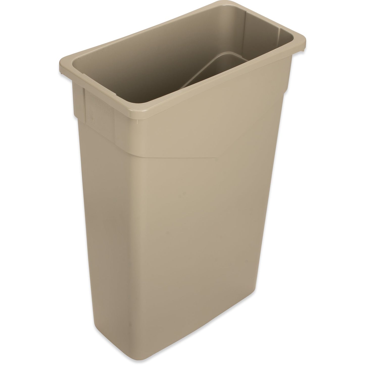 RECTANGULAR CONTAINER, BEIGE PE, 23 GAL