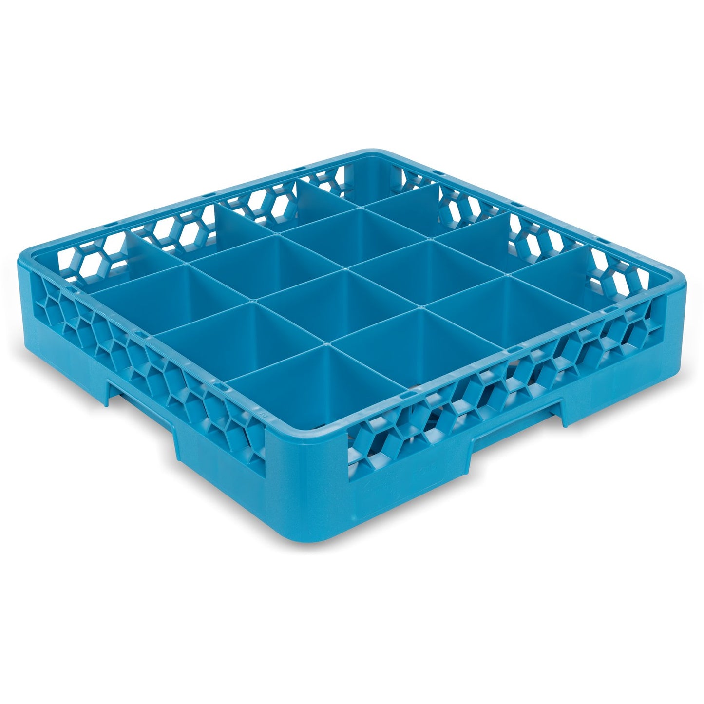 16 COMP. DISHWASHING RACK, RG-16 BLUE