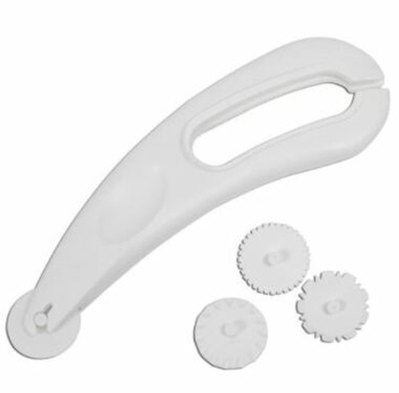 FONDANT WHEEL CUTTER W/4 WHELS