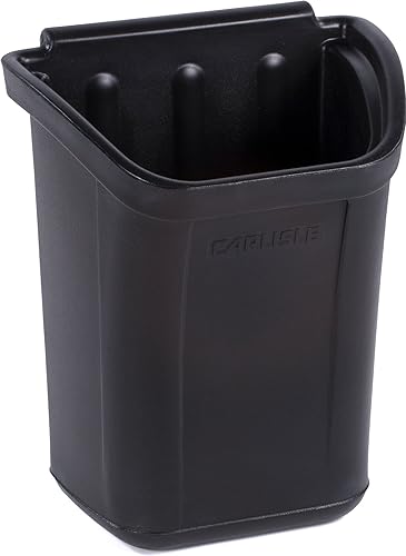 TRASH BIN, 12-1/4" X 18" X 22" PE, BLACK