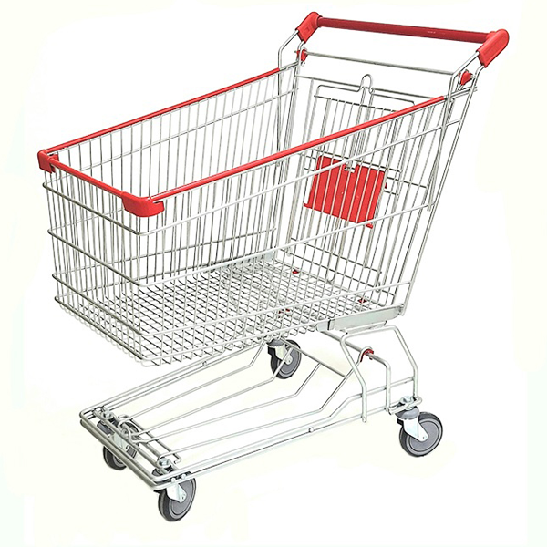 150L Shopping Trolley W/Child Seat & Wire Chassis
