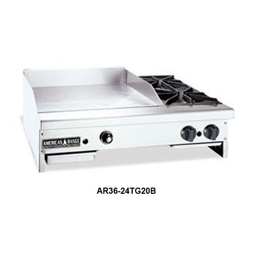 Griddle with Open Burners