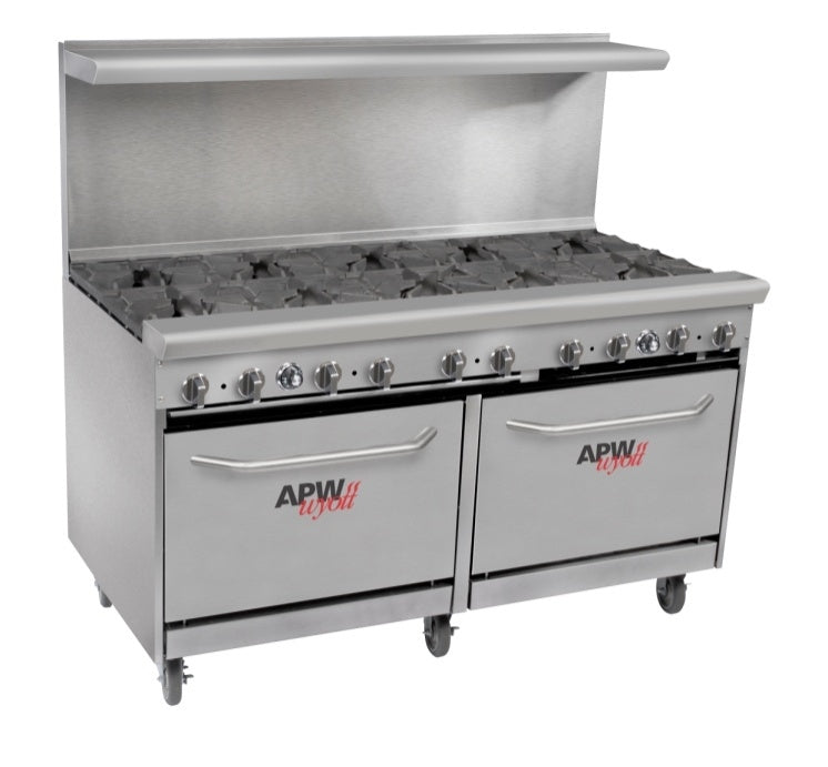 60" Heavy Duty Restaurant Range w/ 24" Raised Griddle