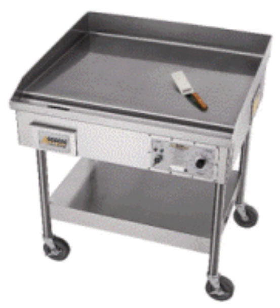 Accu-Steam Griddle EG Series Electric/Steam-Heated Stand Mounted Griddle
