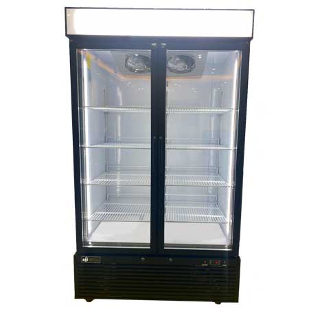 Glass Door Refrigerated Merchandiser - 2 Doors 