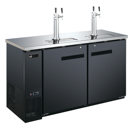 60" Back Bar Direct Draw Coolers