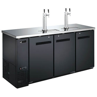 72" Back Bar Direct Draw Coolers