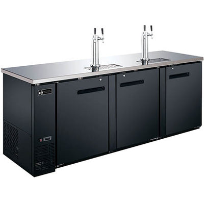 90" Back Bar Direct Draw Coolers