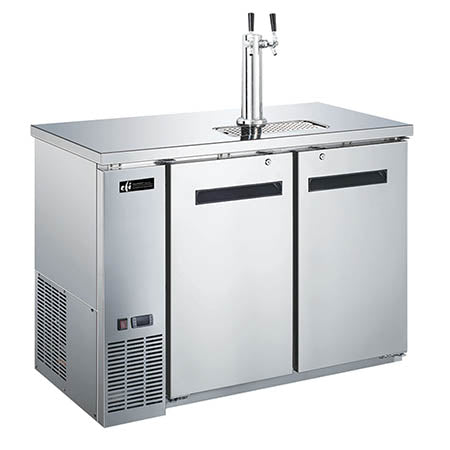 48" Back Bar Direct Draw Coolers (Stainless Steel)