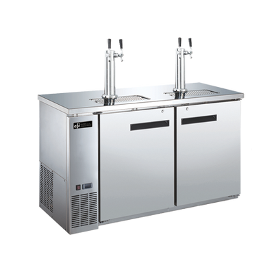 60" Back Bar Direct Draw Coolers (Stainless Steel)