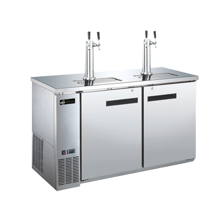 60" Back Bar Direct Draw Coolers (Stainless Steel)