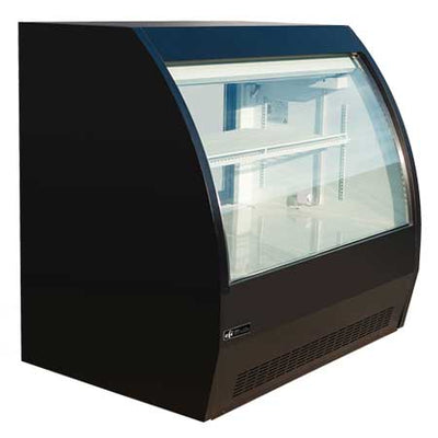 48" Deli Refrigerated Display Cases - Curved Glass