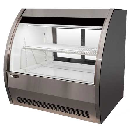 48" Deli Refrigerated Display Cases - Curved Glass