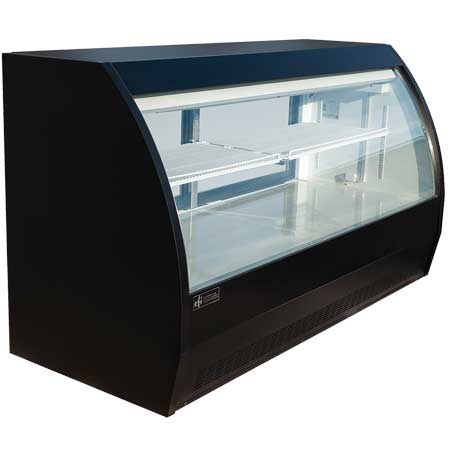 79" Deli Refrigerated Display Cases - Curved Glass