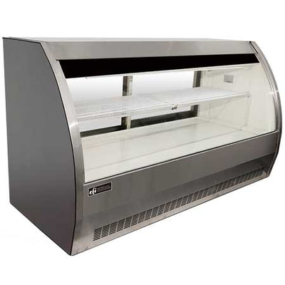 79" Deli Refrigerated Display Cases - Curved Glass