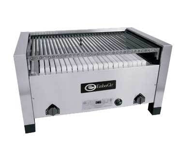 36" Counter-top Open Hearth Mild Closed Front Gas Broiler