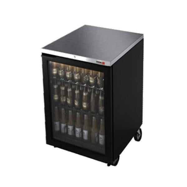 24" Refrigerated Back Bar Cooler w/ Glass Door