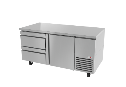 67" Undercounter Refrigerator w/ 2 Drawers, 36" Height