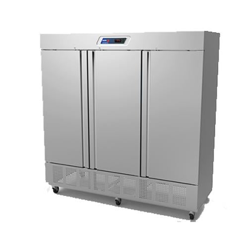 Triple Solid Door Freezer
