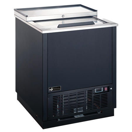 27" Glass Froster - 1 Sliding Door