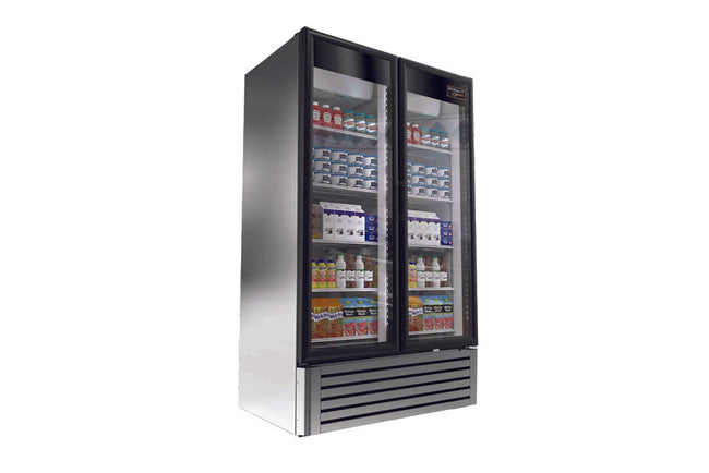 Stainless Steel Merchandiser Refrigerator