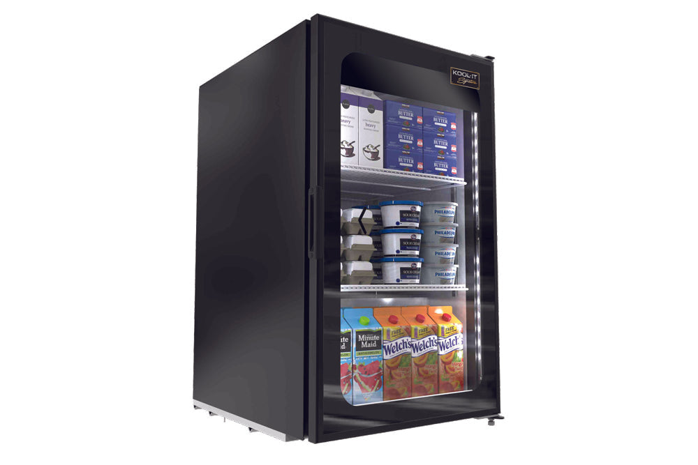 Black Merchandiser Refrigerator - 1 Door