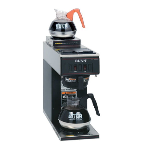 Low Profile Pourover Coffee Brewer with 2 Warmer