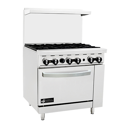 36" Range with 6 Burners - Natural Gas