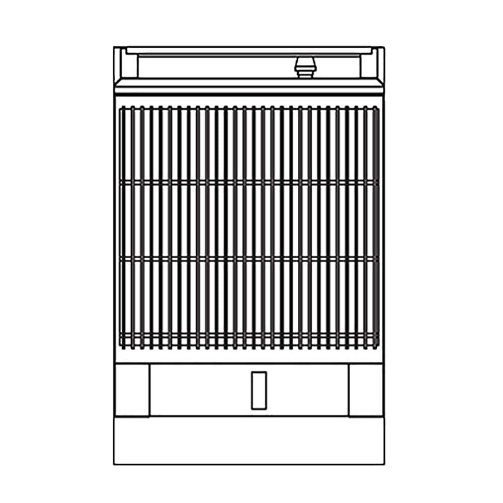 24" Sectional Range with Charbroiler (Modular Mount)