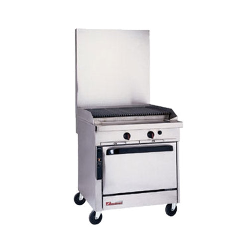 32" Sectional Range with Charbroiler (Cabinet Base)
