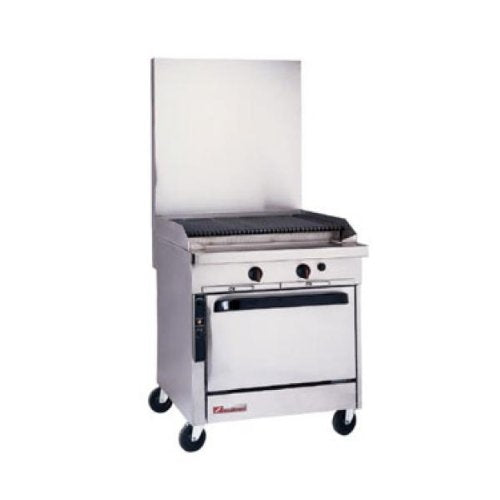 32" Sectional Range with Charbroiler (Convection Oven Base)
