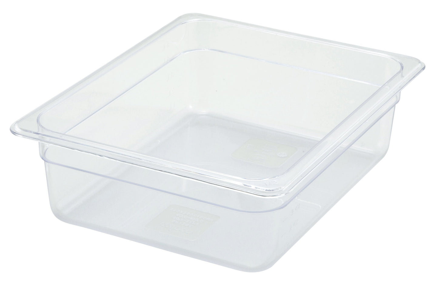 1/2 Size, 4" PC Clear Food Pan