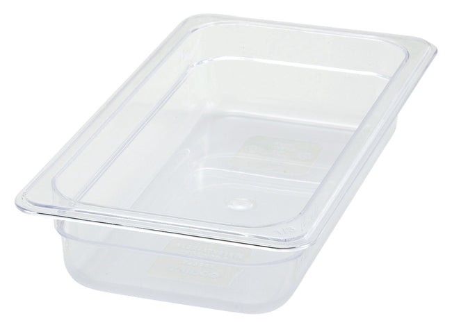 1/3 Size, 2.5" PC Clear Food Pan