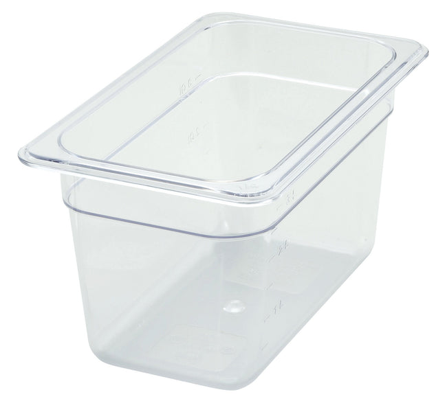 1/4 Size, 6" PC Clear Food Pan