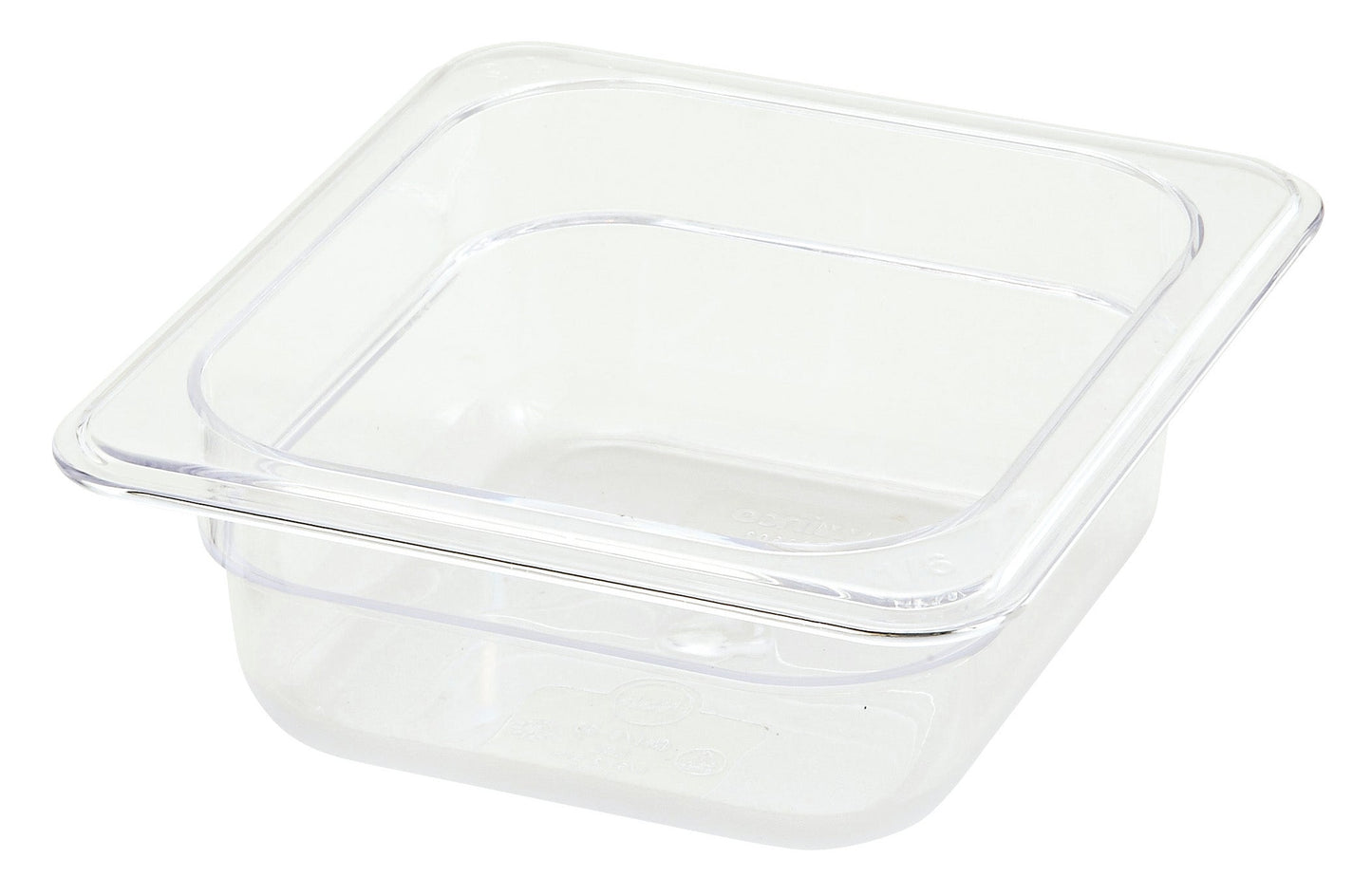 1/6 Size, 2.5" PC Clear Food Pan