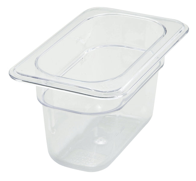 1/9 Size, 4" PC Clear Food Pan