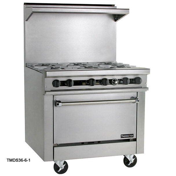 36" Gas Restaurant Range w/ Storage Base