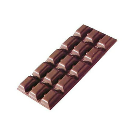 BAR P.C. CANDY MOLD/MOULD 4.75" X 2.36" X 0.38", (3 CAV.)