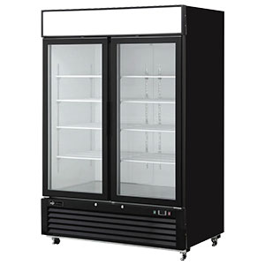 Glass Door Merchandiser Refrigeration - 2 Doors