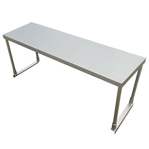 14" x 84" STAINLESS STEEL OVER-SHELVES