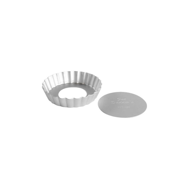 4-1/4" X 1" FLUTED TART PAN, 18(GA)