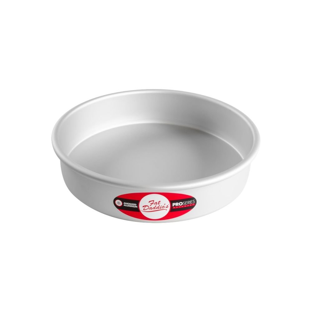 9" X 2" ROUND CAKE PAN, SOLID BOTTOM