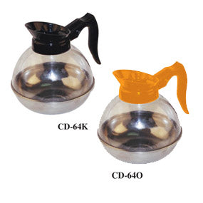 Plastic Coffee Decanters with S/S Base