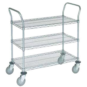 18" x 30" WIRE UTILITY CARTS